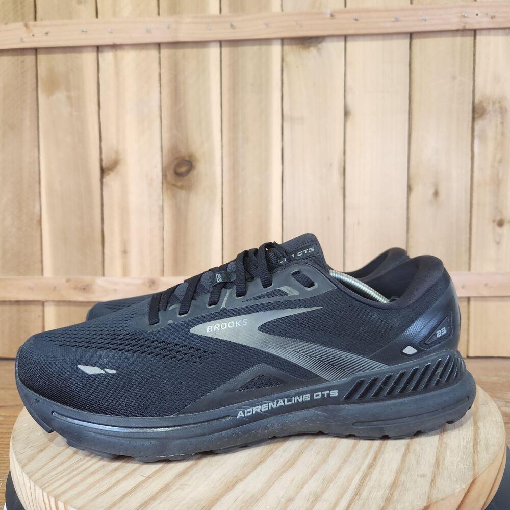 Brooks Adrenaline GTS 23 Shoes Mens 13 2E Wide Black Mesh Running Sneakers